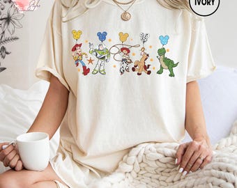 Toy Story Freunde Shirt, Micky Ballon T-Shirt, Magic Kingdom Shirt, Disneyland Familienurlaub, passendes Geburtstagsgeschenk
