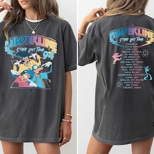 Retro 90s Goofy Movie Comfort Colors Shirt, Max Goofy Roxanne Powerline Shirt, Disney World Tour Shirt, Goofy Movie Shirt, Disney Group