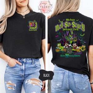 Retro Mickey&#39;s Not So Scary Halloween Party 2025 Shirt, Disney Halloween Shirt, Mickey And Friends Halloween Shirt, Halloween Family Shirts