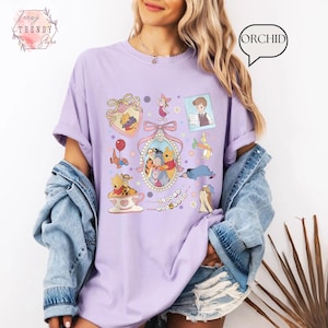 Retro Coquette Winnie The Pooh Shirt, Disney Pooh Shirt, Disney Pooh Shirt, Pooh T-Shirt, Pooh Bear And Co Tee, Winnie The Pooh Tee