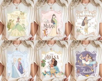 Camiseta de princesa Disney Coquette, Bella Ariel Navidad, camiseta navideña Magic Kingdom Magical Castle, regalos de viaje para niñas de Walt Disney