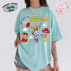 Vintage I Knew It I Knew You Shirt, Toy Story 5 Friendship Tee, Comfort Colors Disney Trip Shirt, Woody Buzz Lightyear Tee, Tay Story TS13 image 5