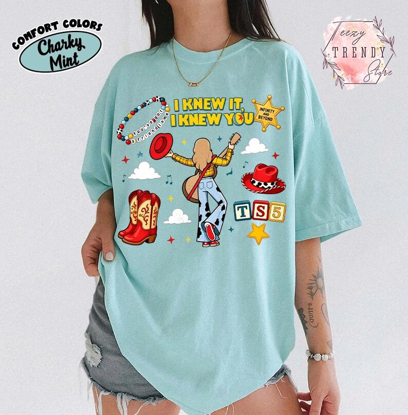 Vintage I Knew It I Knew You Shirt, Toy Story 5 Friendship Tee, Comfort Colors Disney Trip Shirt, Woody Buzz Lightyear Tee, Tay Story TS13 image 5