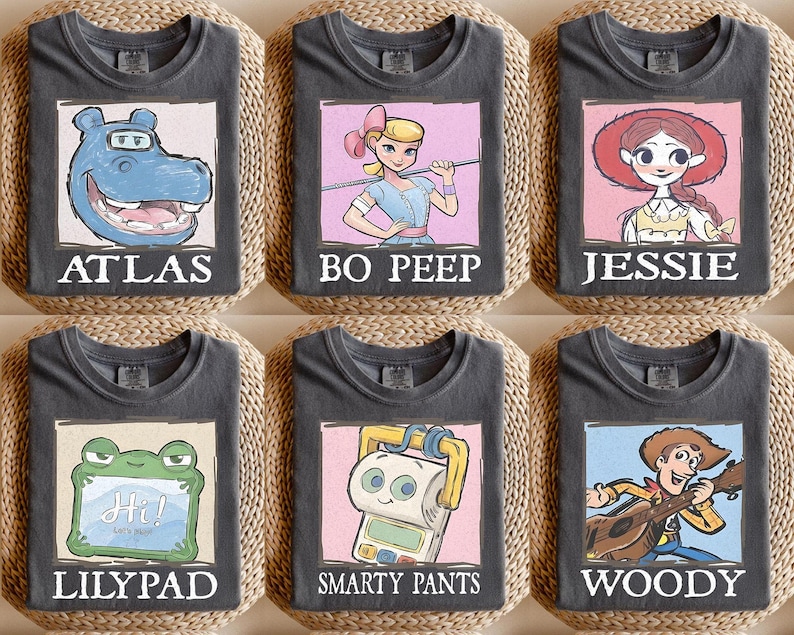 Retro Toy Story 5 You've Got A Friend In Me Comfort Colors Shirt, Disney Buzz Woody Rex Lilypad Smarty Pants Tee, Disney Family Trip Shirt image 3