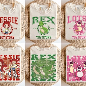 Disney Toy Story Characters Shirt, Pixar Toy Story Disney Shirt, Disneyland Trip Shirt, Toy Story Birthday Shirts, Woody Buzz Jessie Alien image 1