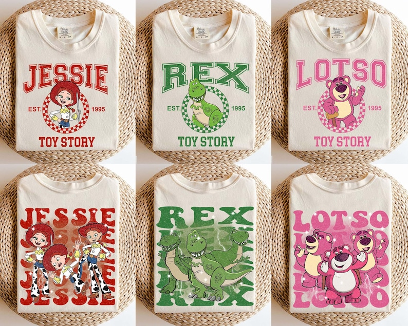 Disney Toy Story Characters Shirt, Pixar Toy Story Disney Shirt, Disneyland Trip Shirt, Toy Story Birthday Shirts, Woody Buzz Jessie Alien image 1