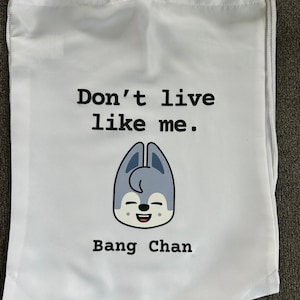 SKZOO Quote Drawstring Bag
