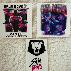 KPop Demon Hunters - Saja Boys Stickers