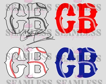 Chris Brown Initials png, Chris Brown png, Chris Brown Jersey digital, CB Baseball Monogram, Chris Brown Monogram, Baseball png, Breezy png