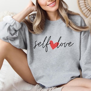 Self Love Crewneck Sweatshirt, self love, self love era, self love sweatshirt, self love club sweatshirt, gifts for her, womens love sweater