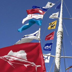 Funny Fishing Boat Flag – 200D Nylon Novelty Outdoor Flag 12” x 18” image 2