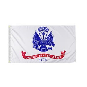 US Army Military Flag for Outdoor 1775 United States Armed Forces Flags 200D Nylon Grommets - Various Styles & Sizes