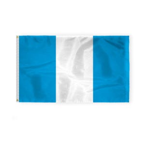 Guatemala Flag Outdoor Nylon Banner with Brass Grommets, Central America Guatemalan National Flags, Multiple Sizes & Styles