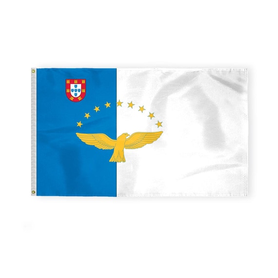 Azores Islands Flag: 200D Nylon with Brass Grommets