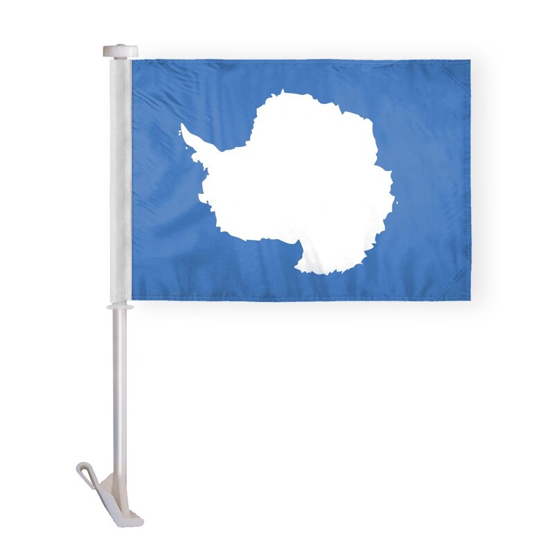 Antarctica Flag – Graham Bartram Design 200D Nylon with Sewn Edges | Multiple Sizes Available Premium Car Flag