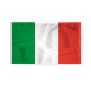 Italy Flag 200D Nylon with Brass Grommets, Italian Flag Banner Multiple Sizes & Styles