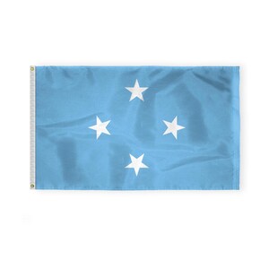 Micronesia flag Indoor/Outdoor Nylon 200d - Micronesian Oceania Country Chuuk Flags, Patriotic Display, Gift Ideas, Grommets, Multiple Sizes