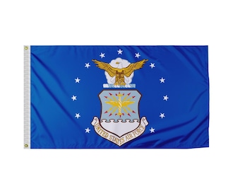 US Air Force Flag: Heavy Duty Nylon with Brass Grommets