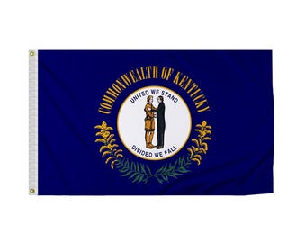 Bandera del estado de Kentucky: nailon con ojales de latón, varios tamaños