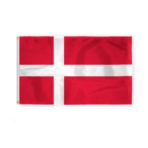 Promopatriot Denmark Danish National Flag Nylon Brass Grommets Dannebrog Danmark - Many Styles and Sizes