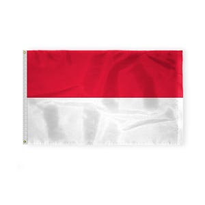 Indonesia Flag 200D Nylon with Brass Grommets, Indonesian Flag Banner Multiple Sizes & Styles