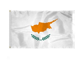 Bandera nacional de Chipre: nailon 200D con ojales de latón