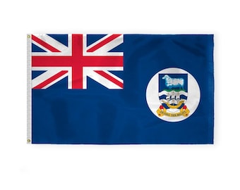 Bandera de las Islas Malvinas: nailon 200D con ojales de latón