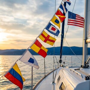 Funny Fishing Boat Flag – 200D Nylon Novelty Outdoor Flag 12” x 18” image 3