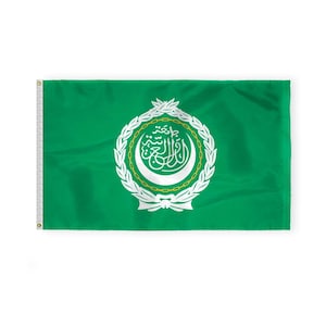 League of Arab States Flag 200D Nylon with Brass Grommets, Arab League Flags Banner Multiple Sizes & Styles