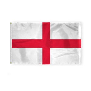 England National Flag 200D Nylon with Brass Grommets, English Flags Multiple Sizes & Styles, Country Banner