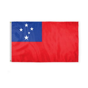 Samoa national flag heavy duty nylon 200d - Samoan Country Flags, Gift Ideas, Grommets,  Wall Art, Multiple Sizes