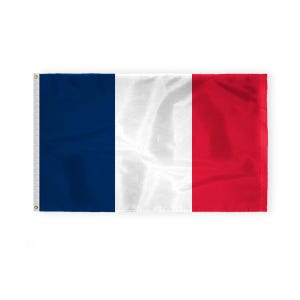 France French Flag 200D Nylon with Brass Grommets, le drapeau tricolore Country Paris Flags Banner Multiple Sizes & Styles
