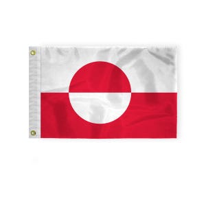 May include: A red and white flag with a large white circle in the center. The circle is divided in half, with the top half red and the bottom half white.