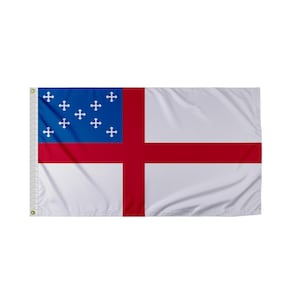 English Bulldog St George's Cross Wavy Flag Stickers - 50mm Handed Decals For Hot Rod & Car
