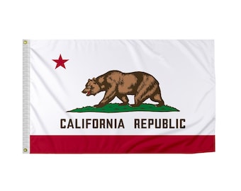 California State Flag: Nylon with Brass Grommets