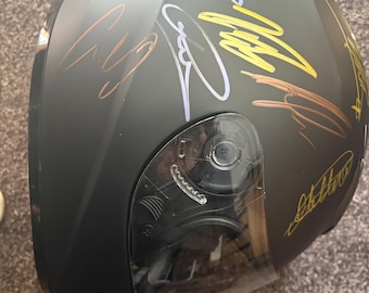 A Full Formula 1 Driver Signed Full Size Helmet With A Certificate Of Authenticity