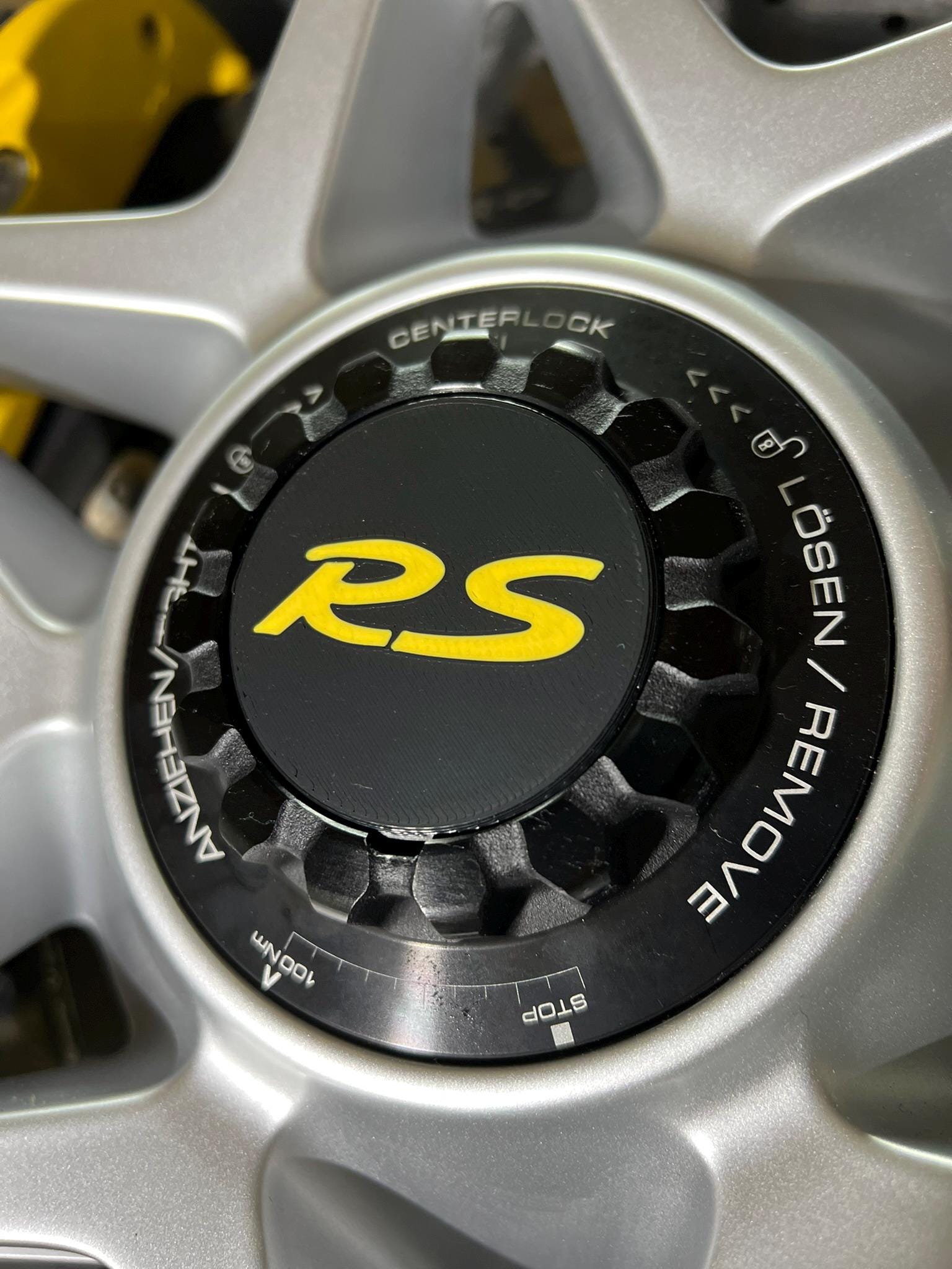 Smooth Finish OEM Style Center Lock Wheel Caps - Porsche RS GT3
