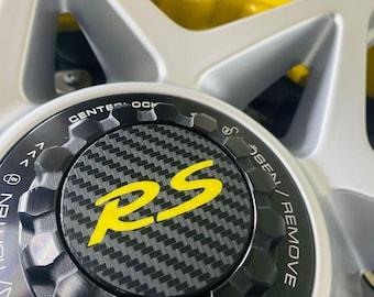 Tapas de rueda con cierre central efecto fibra de carbono - Porsche RS GT3 Turbo GTS