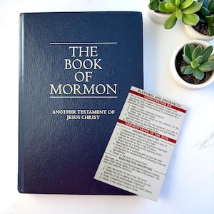 LDS Priesthood Ordinance Cards – Pocket Reference Cards | Anointing, Blessings & More | Durable Ministering Tool | Missionary Gift
