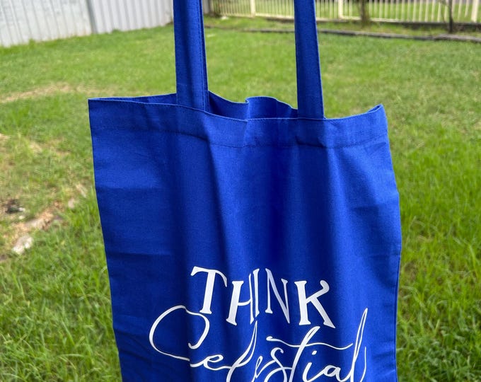 LDS Tote Bag for Young Woman's Theme Primary Activities Seminary Church of Jesus Christ Gift for Girl Scripture quote