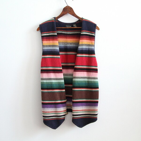 Desert Stripe Knit Vest