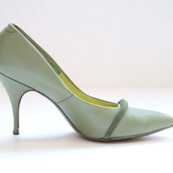 50s Mint Stilettos