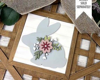 Easter Bunny Tobacco Basket Insert Laser Cut File (SVG, DXF, EPS) Digital Download