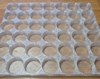 Paint storage rack tray for 42 Tamiya or Citadel bottles
