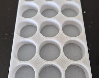 Paint storage rack tray for 15 Vallejo or army painter bottles