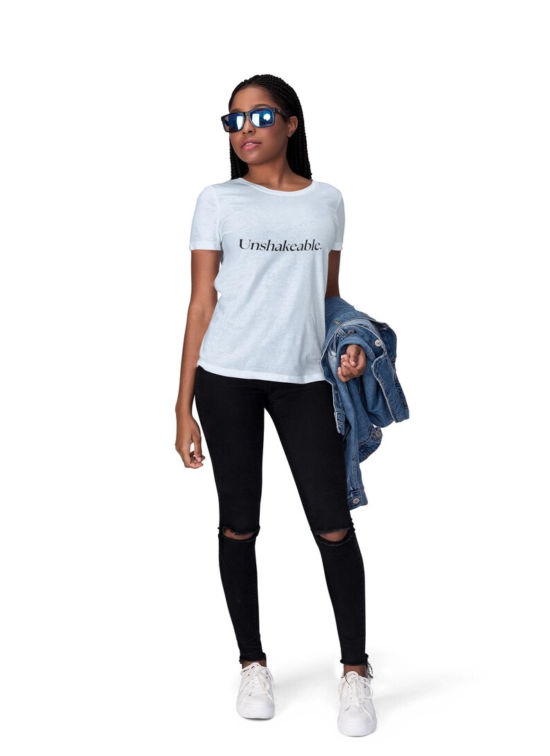 Unshakeable Women's Softstyle Tee - Motivational Shirt, Casual Wear, Gift for Friends, Positive Vibes, Everyday Comfort image 7