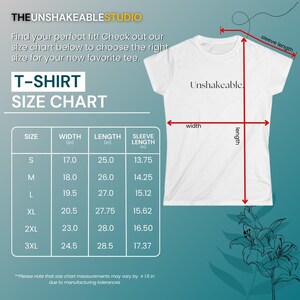 Unshakeable Women's Softstyle Tee - Motivational Shirt, Casual Wear, Gift for Friends, Positive Vibes, Everyday Comfort image 9