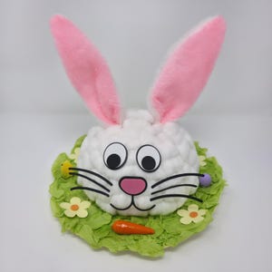 Kit de manualidades para hacer un gorro de conejo de Pascua: crea tu propio gorro de Pascua