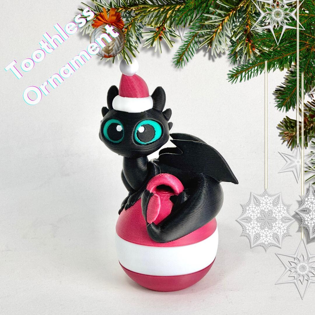 Toothless Tree Toothless Christmas Tree Ornament How to Train Your Dragon Decor Cute ...