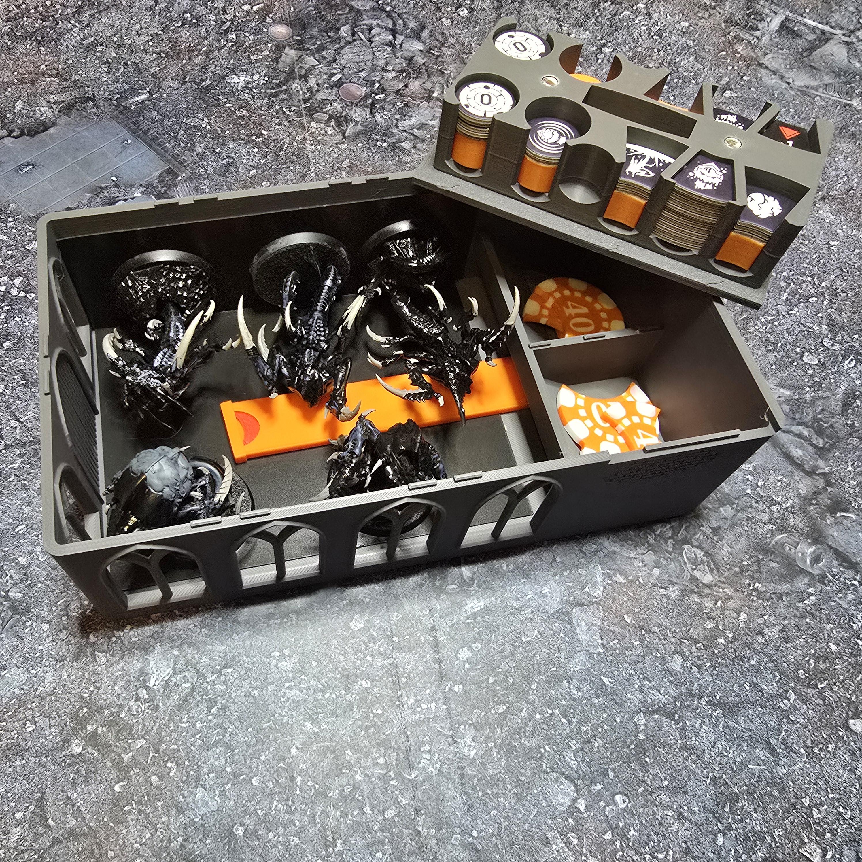 GGEZ Kill Team Hot Swap + Token Caddy - Stackable to Display Your